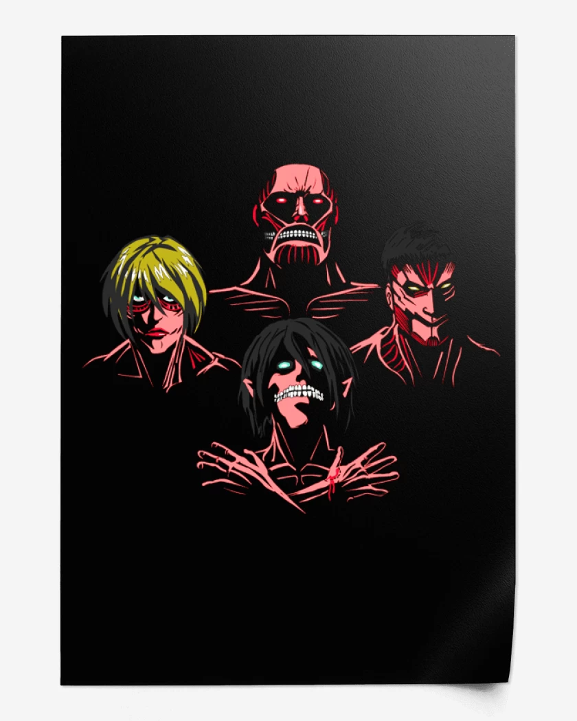Print Negro de Titan rhapsody
