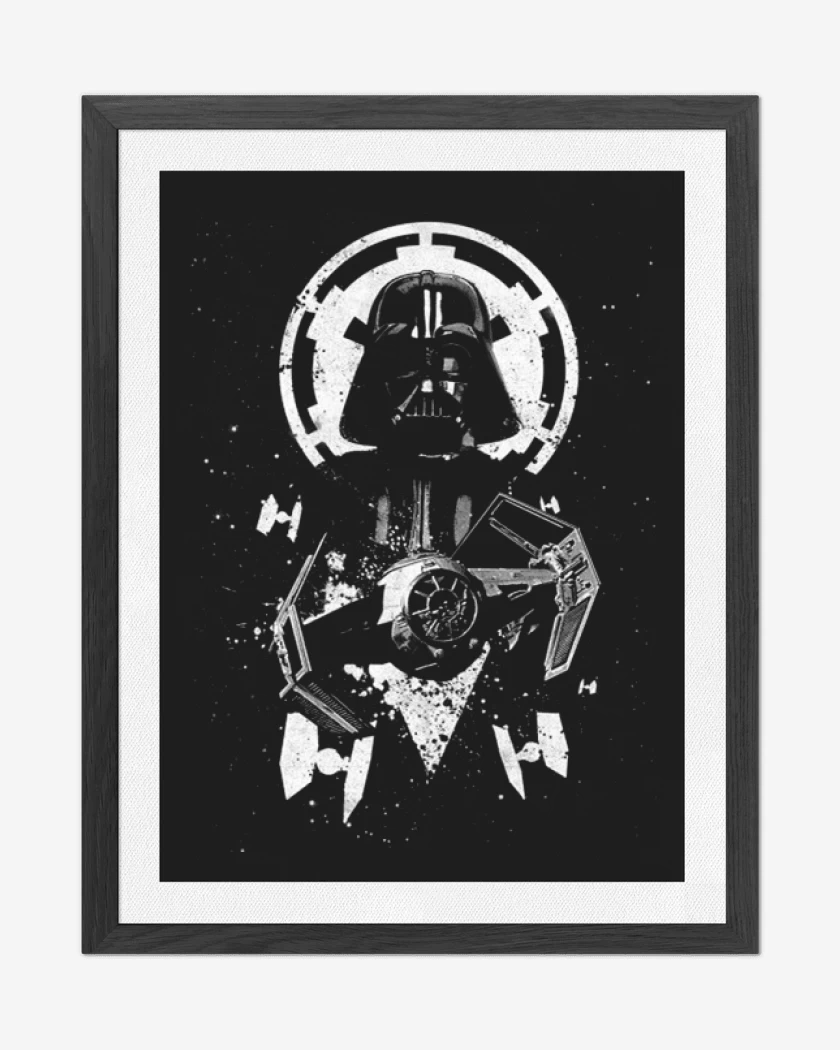 Cuadro decorativo Negro de DARTH VADER 5