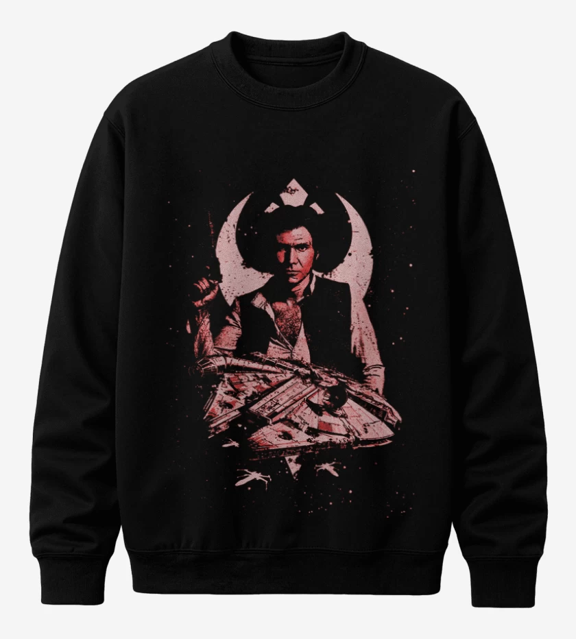Poleron polo Negro de Han solo