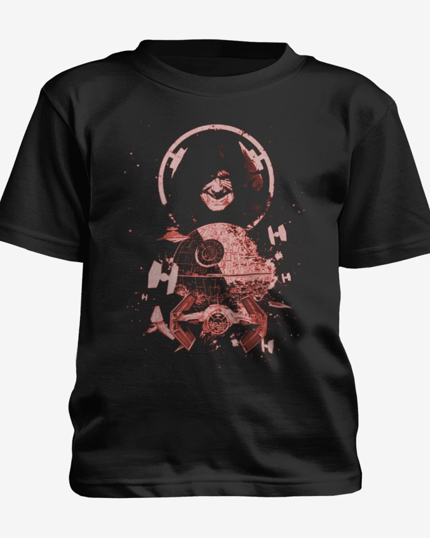 Polera de niño Negro de Lord sith 