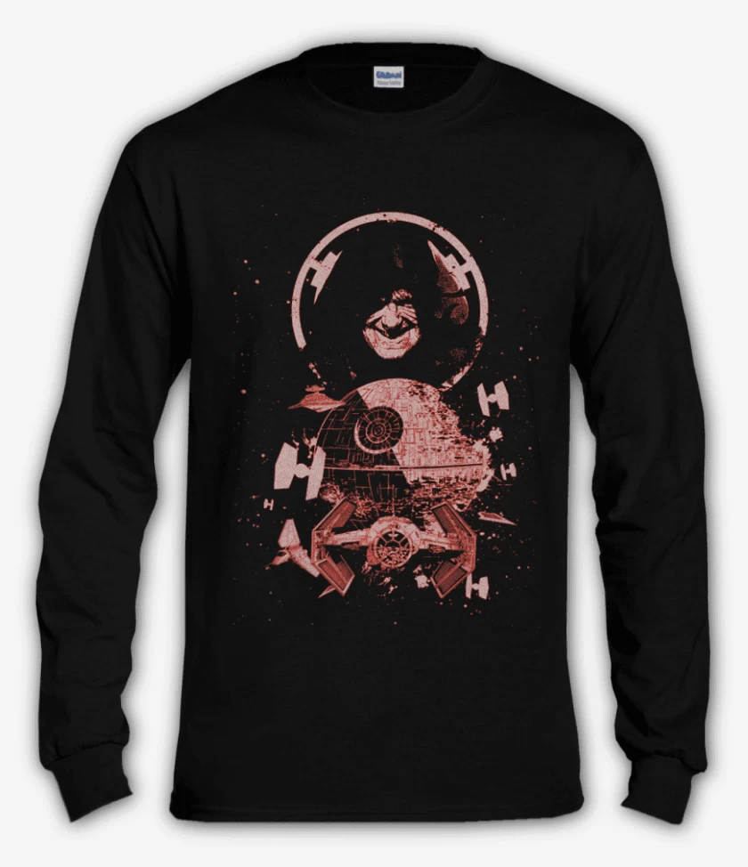 Polera manga larga Negro de Lord sith 