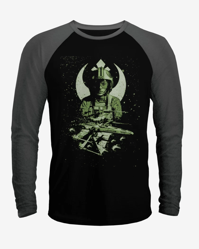 Polera Raglan luke skywalker