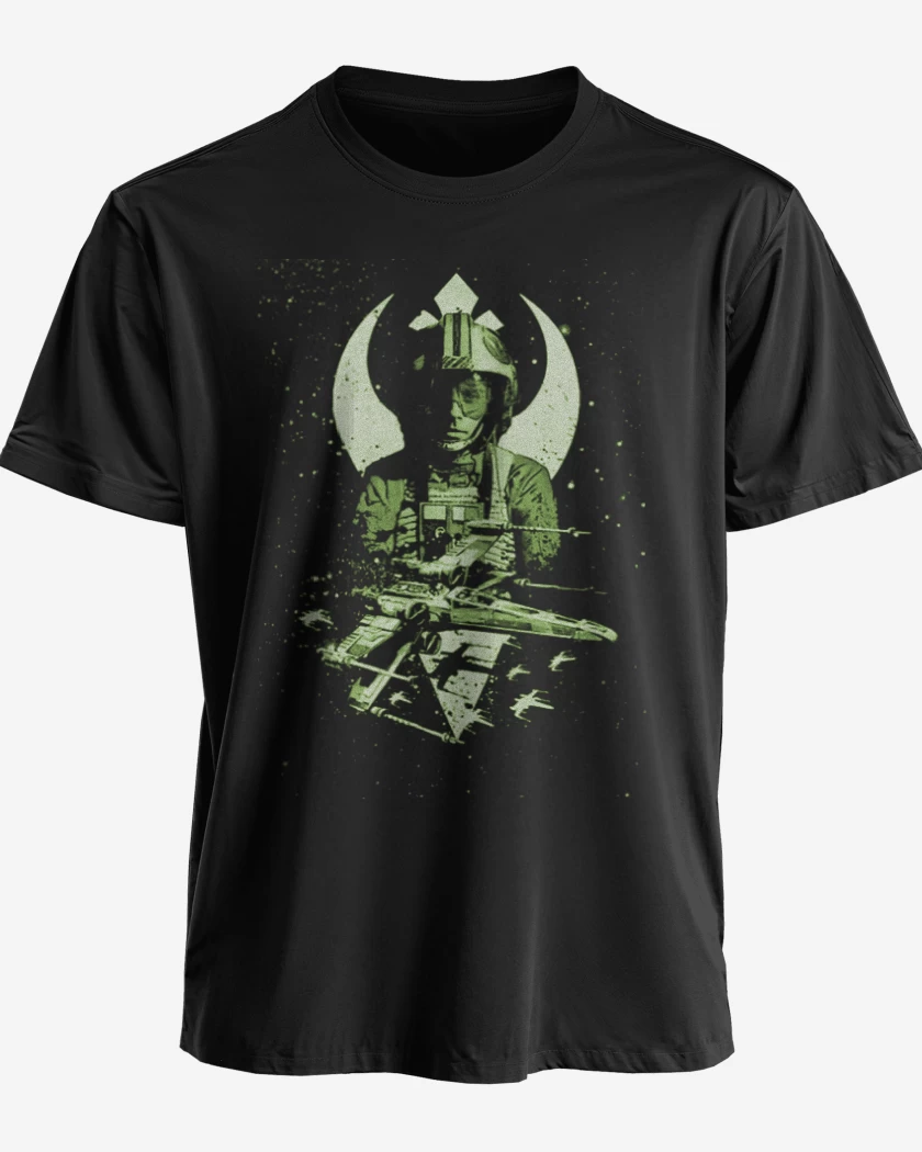 Polera premium Negro de luke skywalker