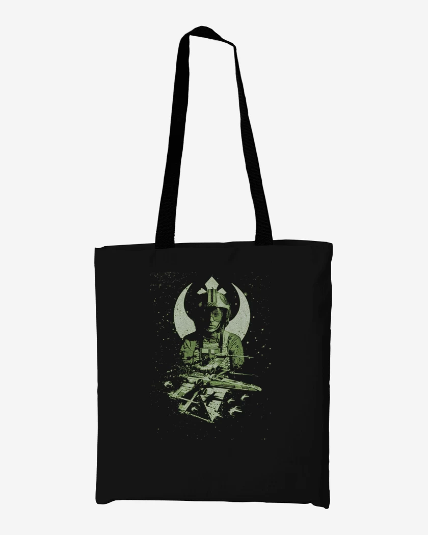 Totebag Negro de luke skywalker