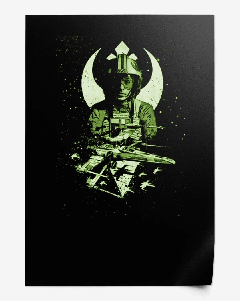 Print luke skywalker
