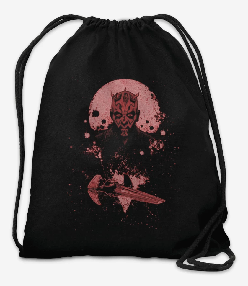 Mochila Negro de darth maul