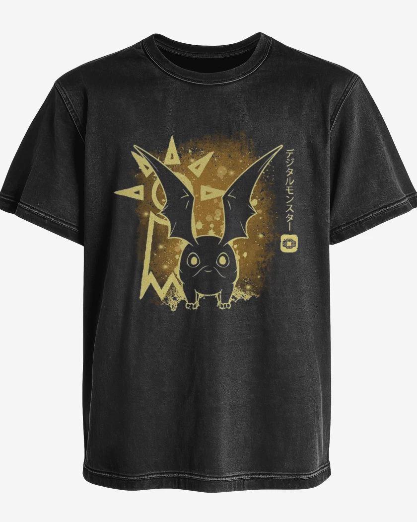 Polera desgastada patamon