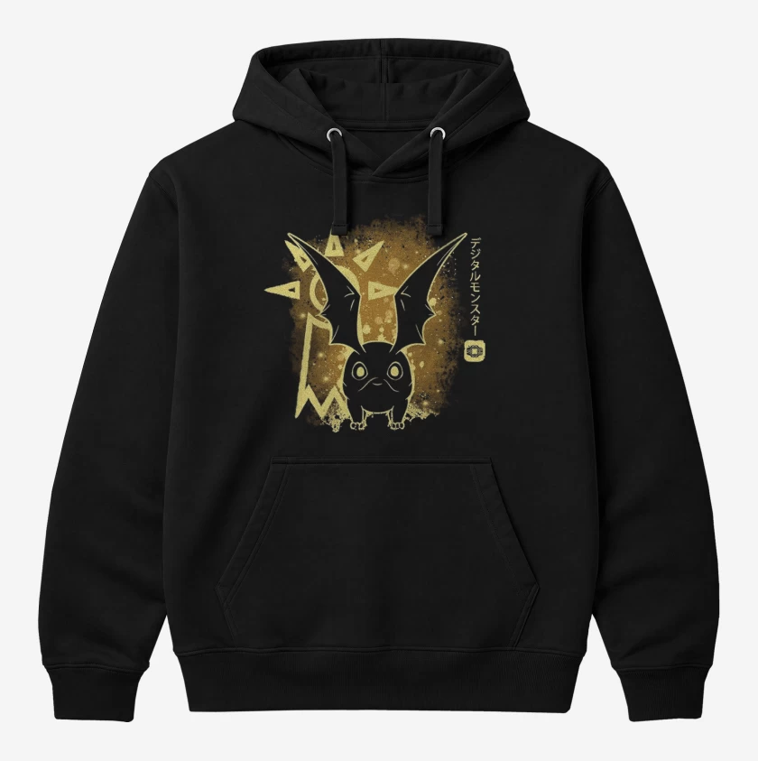 Polerón Canguro Negro de patamon