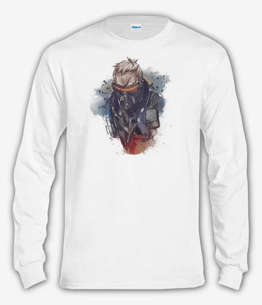 Polera manga larga Blanco de Soldado76 Full Color