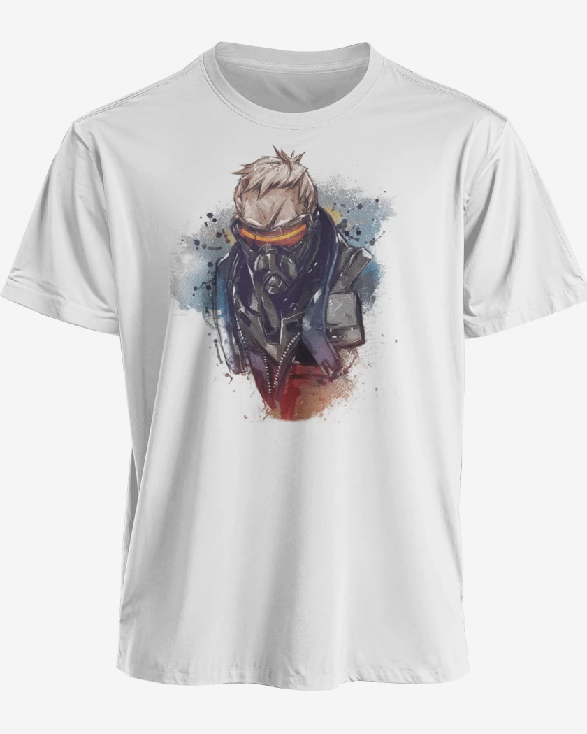 Polera premium Blanco de Soldado76 Full Color