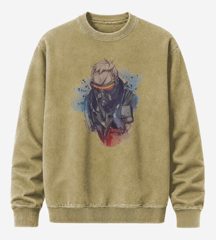 Poleron Polo Acid Wash Beige de Soldado76 Full Color