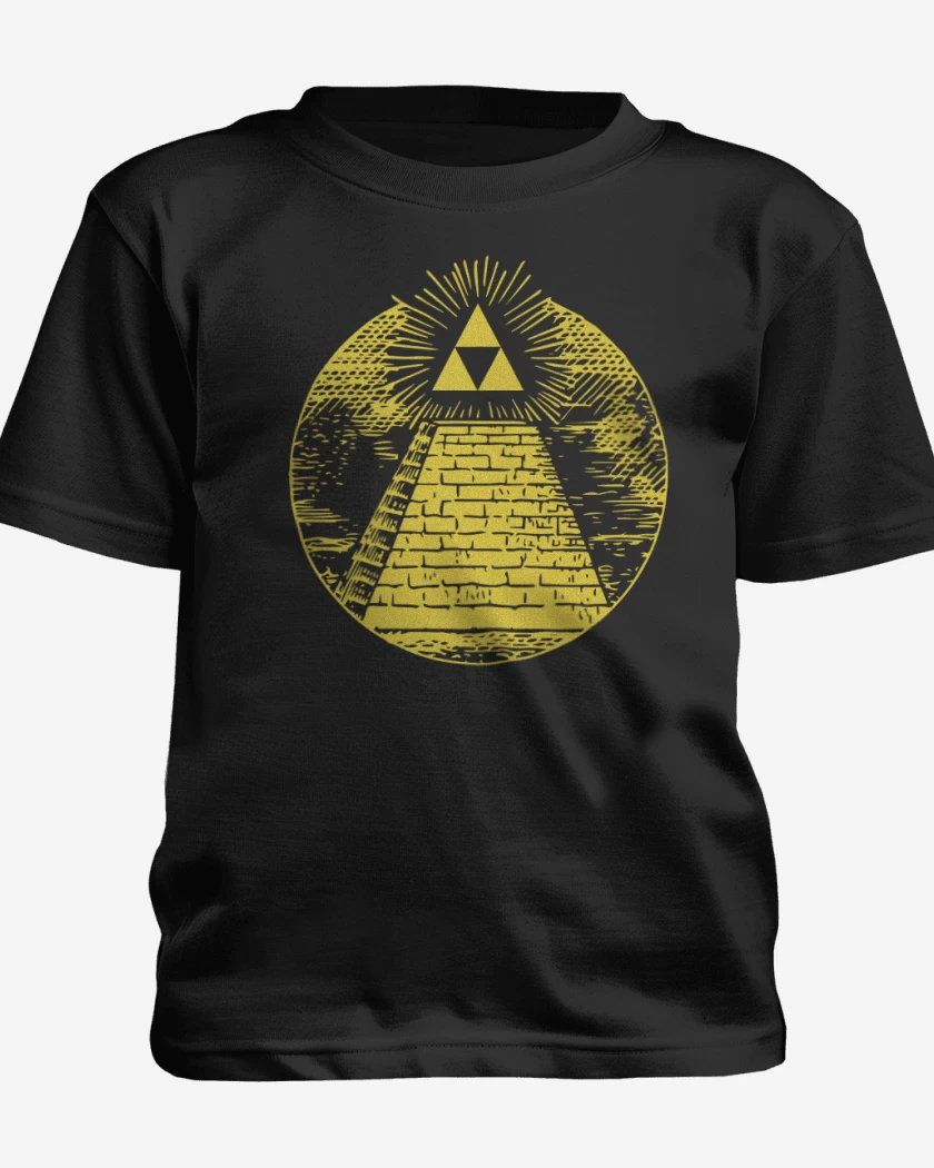 Polera de niño Negro de Zelda - Wake up Hyrule!