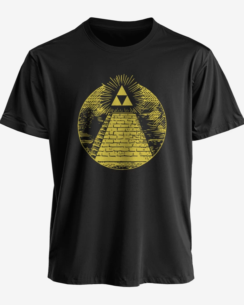 Polera premium Negro de Zelda - Wake up Hyrule!