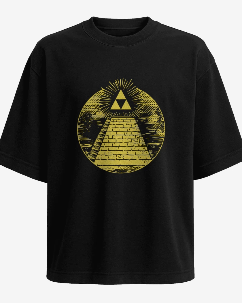 Polera Oversize Negro de Zelda - Wake up Hyrule!