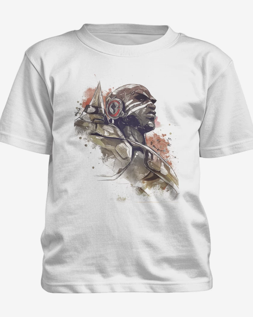 Polera de niño Blanco de Doomfist Full Color
