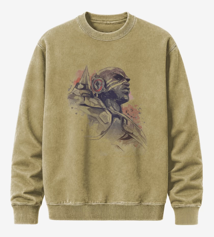 Poleron Polo Acid Wash Beige de Doomfist Full Color