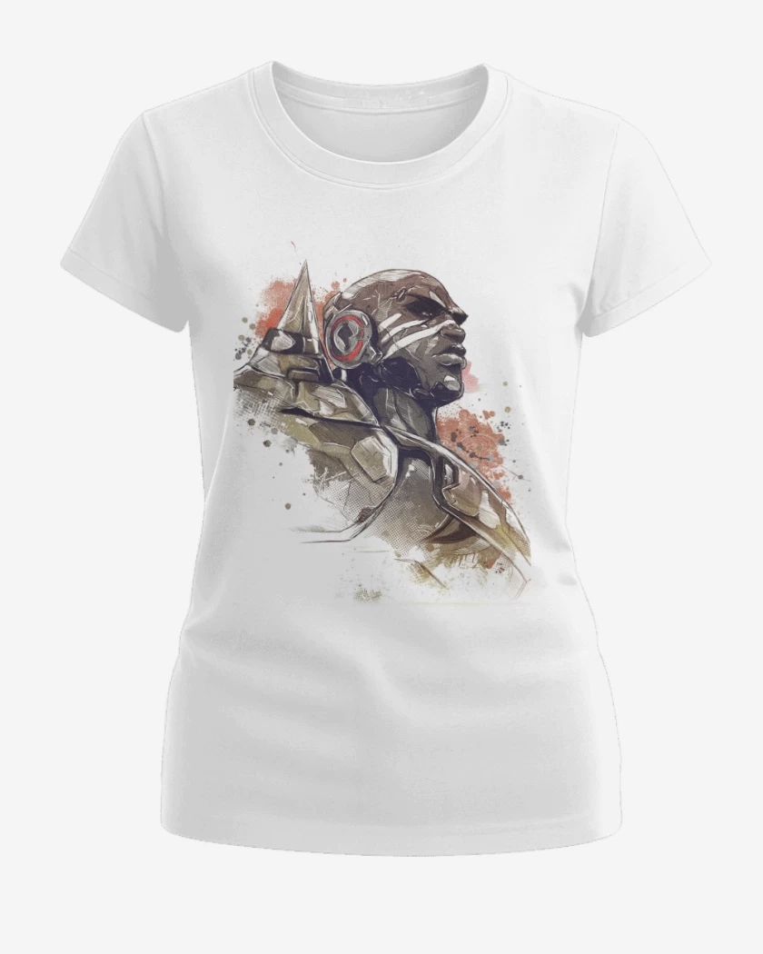 Polera de Mujer Blanco de Doomfist Full Color