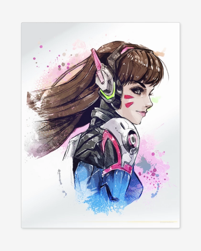 Print metalico Blanco de DVA Full Color 2