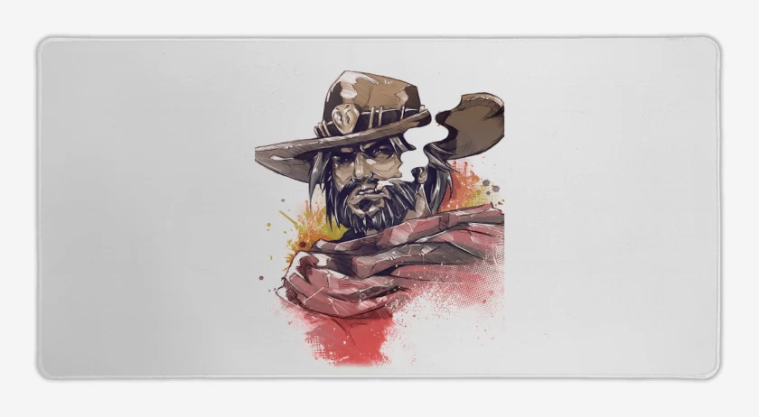 Mouse pad Gamer McCree Full Color 