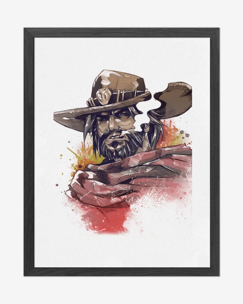 Cuadro decorativo Blanco de McCree Full Color 