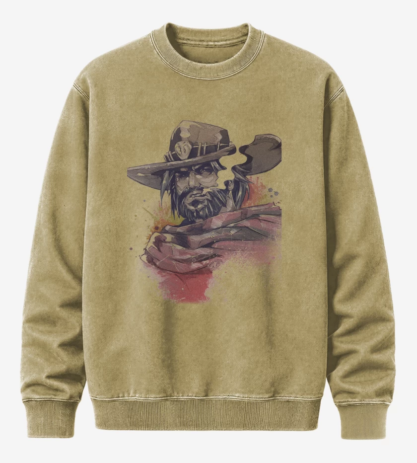 Poleron Polo Acid Wash Beige de McCree Full Color 