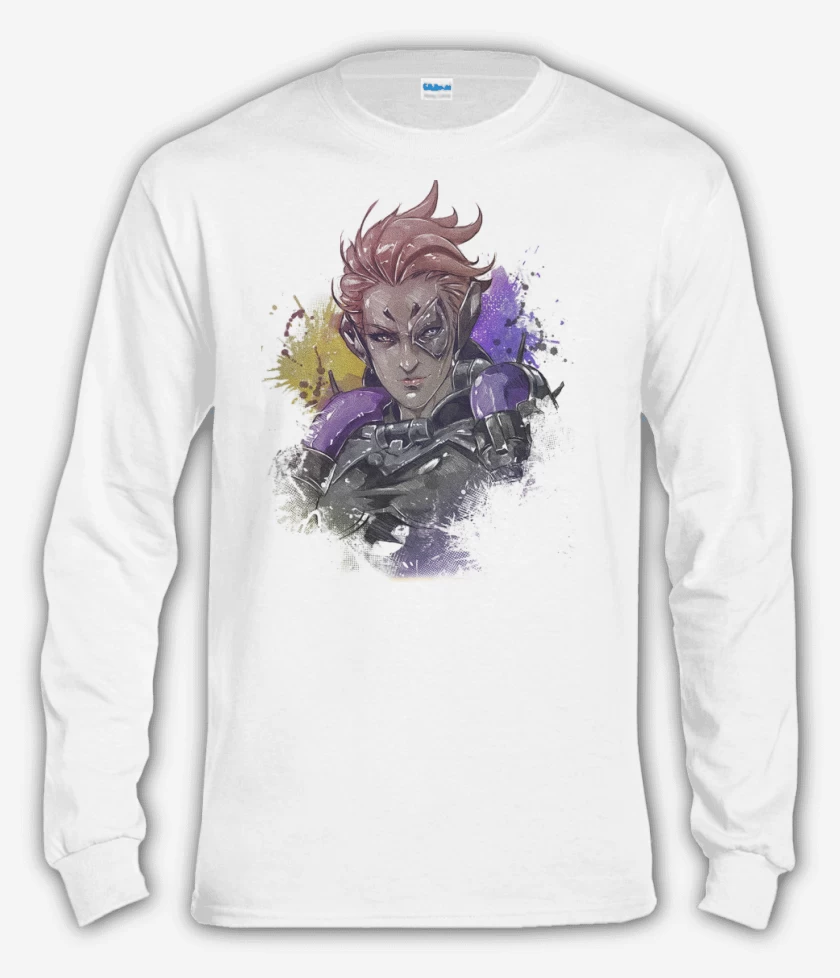 Polera manga larga Blanco de Moira Full Color