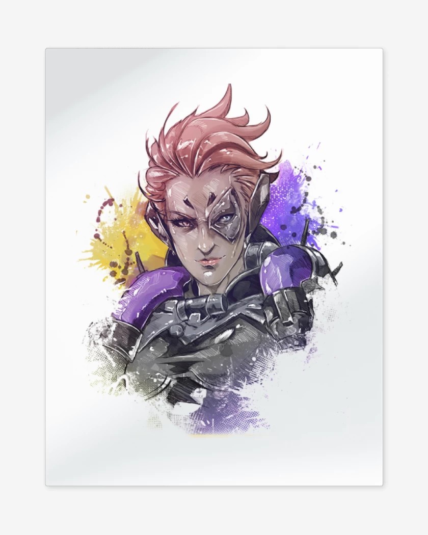 Print metalico Blanco de Moira Full Color