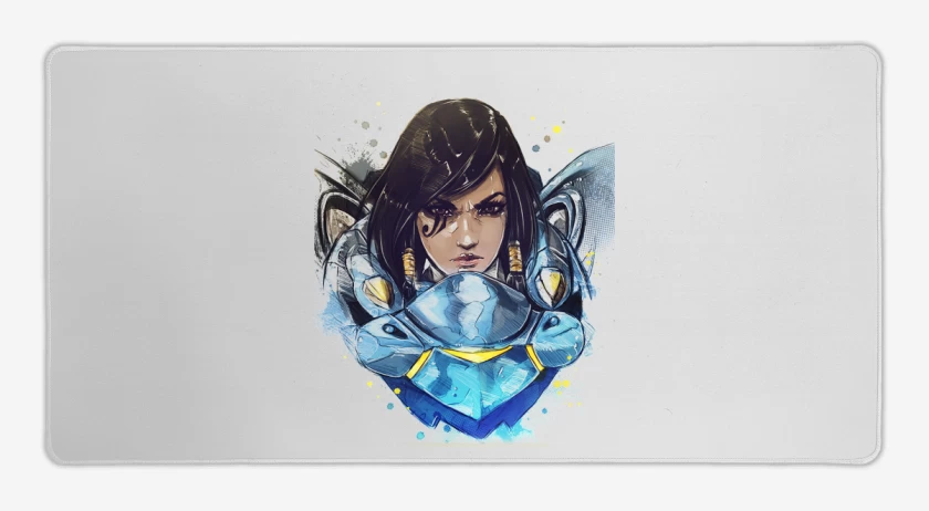Mouse pad Gamer Blanco de Phara Full Color