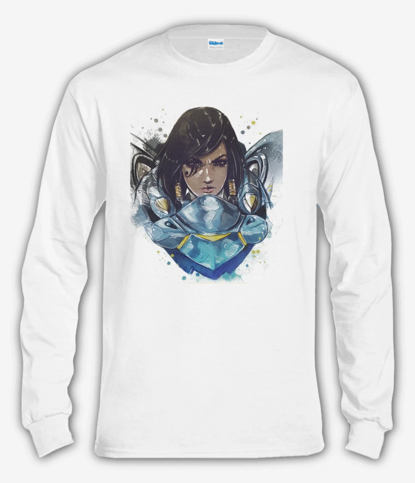 Polera manga larga Blanco de Phara Full Color