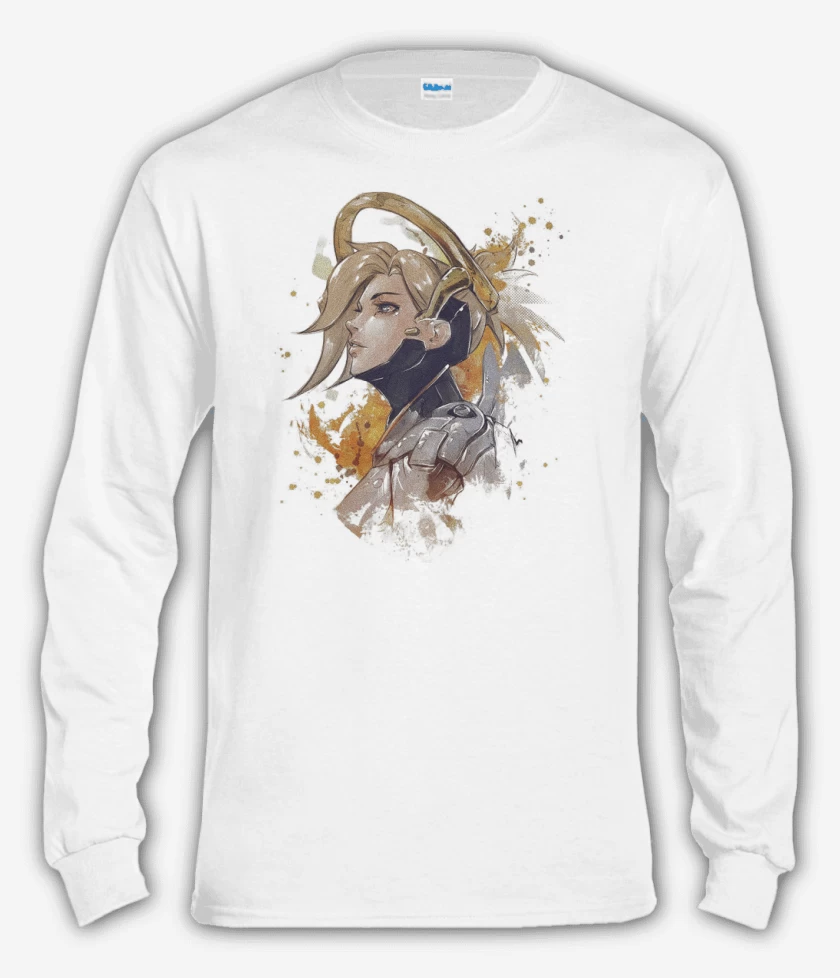 Polera manga larga Blanco de Mercy Full Color