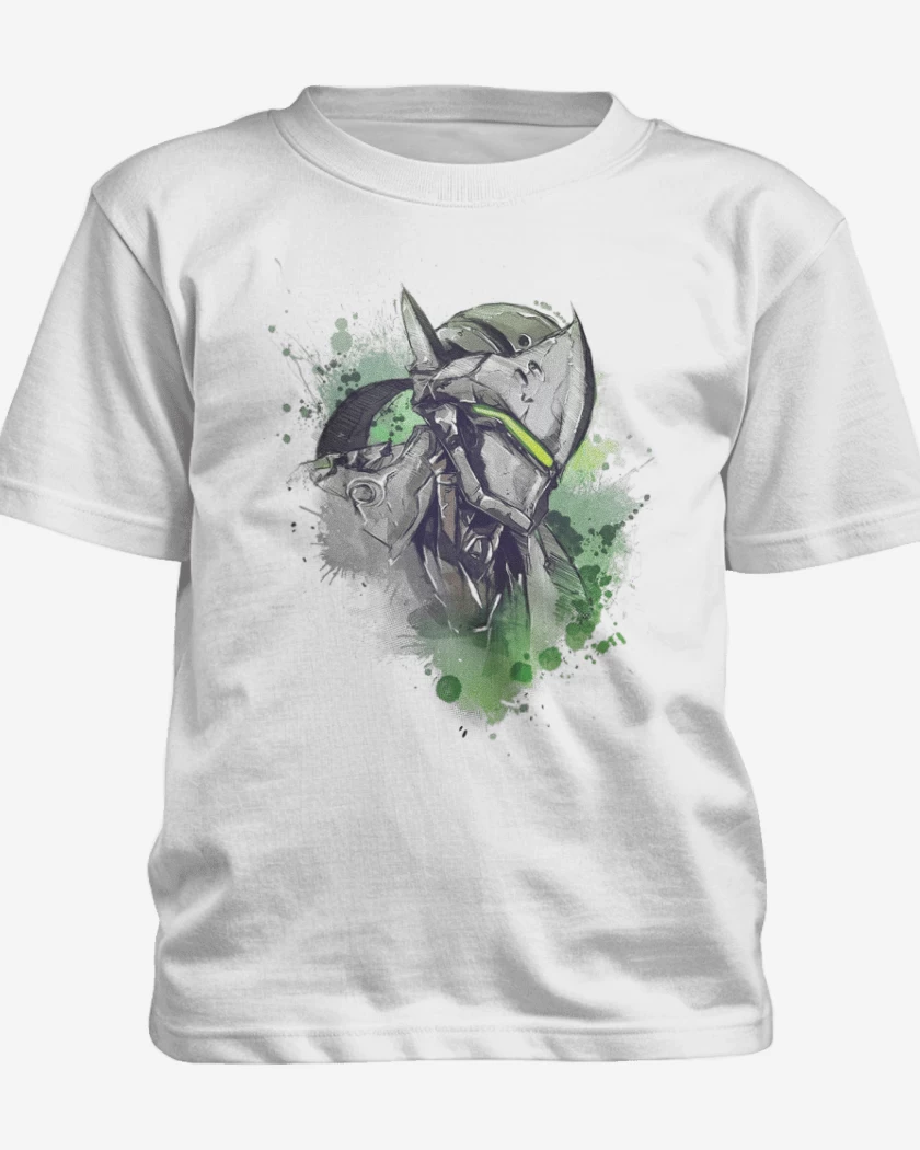 Polera de niño Blanco de Genji Full Color