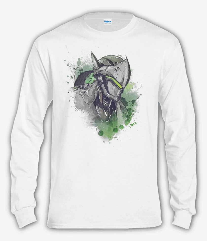 Polera manga larga Blanco de Genji Full Color
