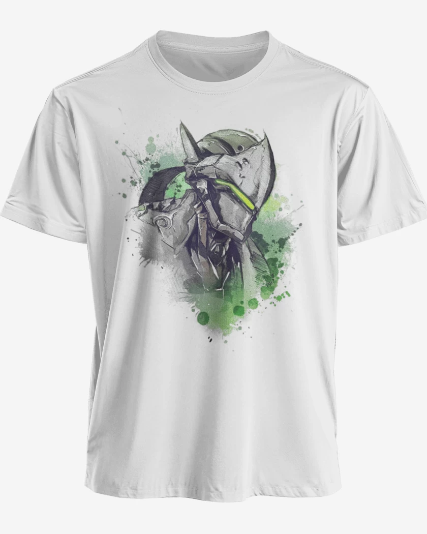 Polera premium Blanco de Genji Full Color