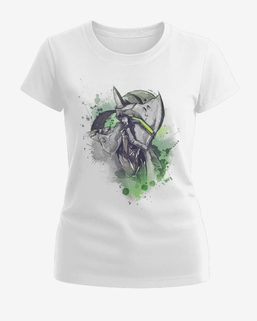 Polera de Mujer Blanco de Genji Full Color