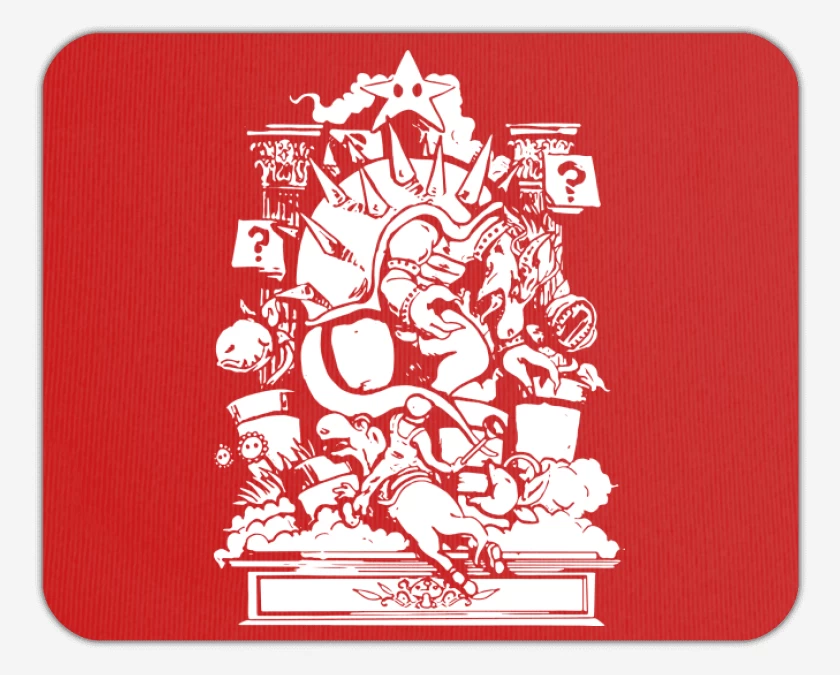 Mousepad Super Bigote - Epic Battle
