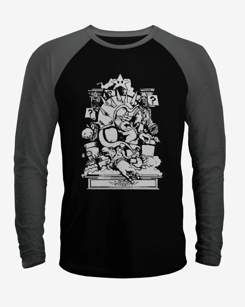 Polera Raglan Super Bigote - Epic Battle