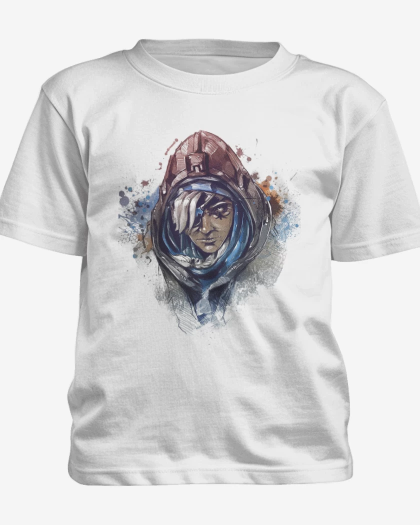 Polera de niño Blanco de Ana Full Color