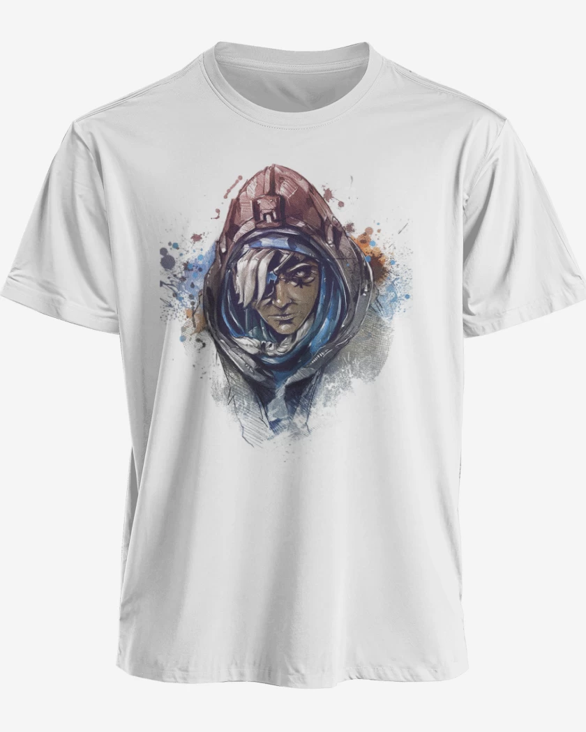 Polera premium Blanco de Ana Full Color
