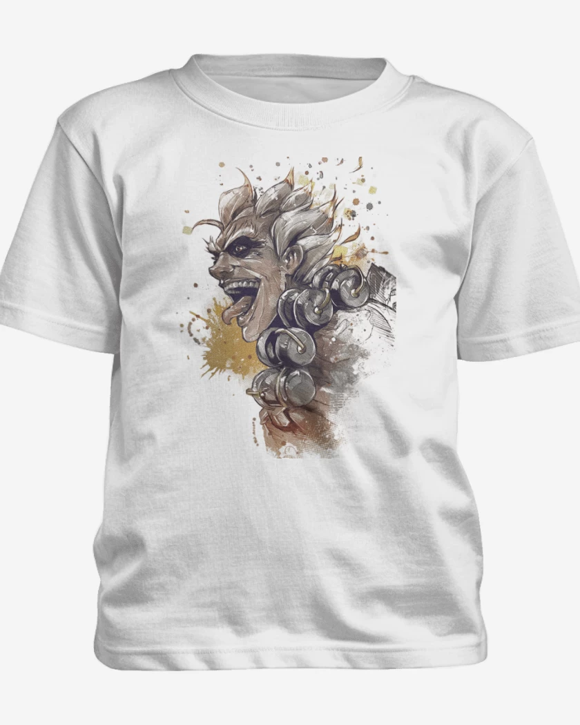 Polera de niño Blanco de Junkrat Full Color 