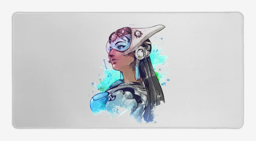 Mouse pad Gamer Blanco de Symetra Full Color