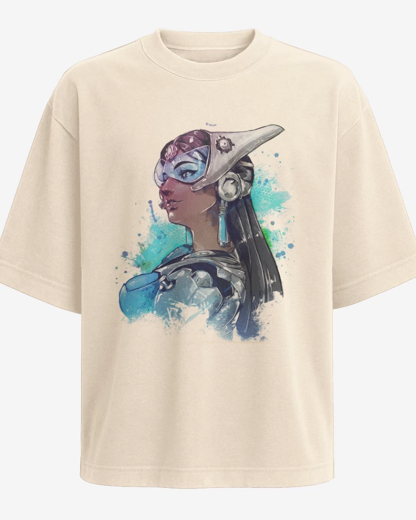 Polera Oversize Beige de Symetra Full Color