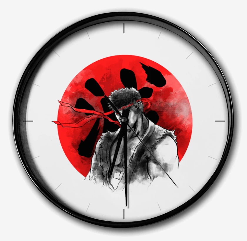 Reloj Ryu circulo rojo