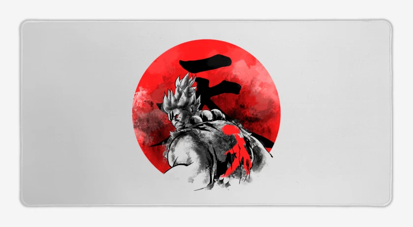 Mouse pad Gamer Akuma Circulo Rojo