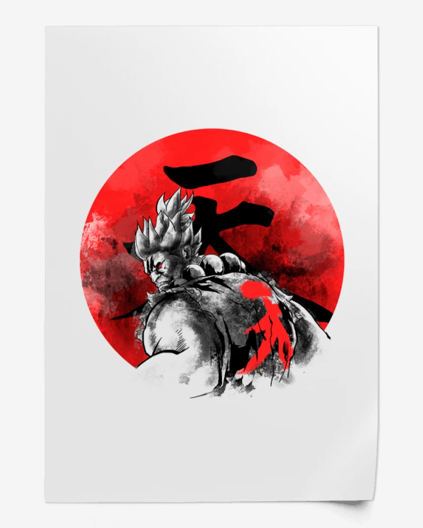 Print Akuma Circulo Rojo