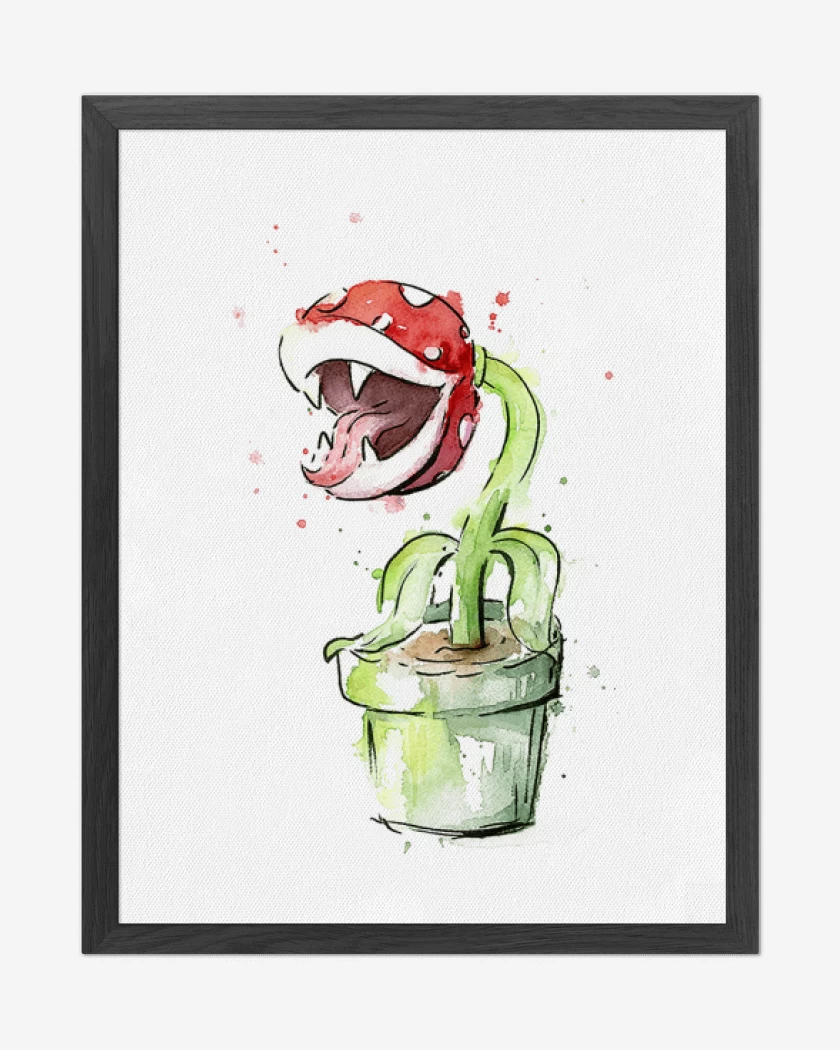 Cuadro decorativo Blanco de Super bigote Plants