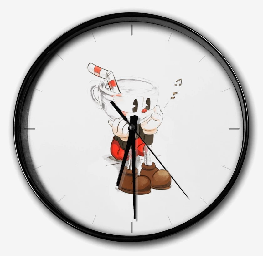 Reloj Blanco de CupHead Art