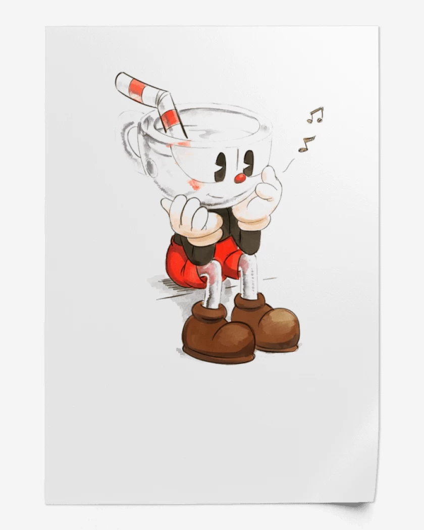 Print CupHead Art