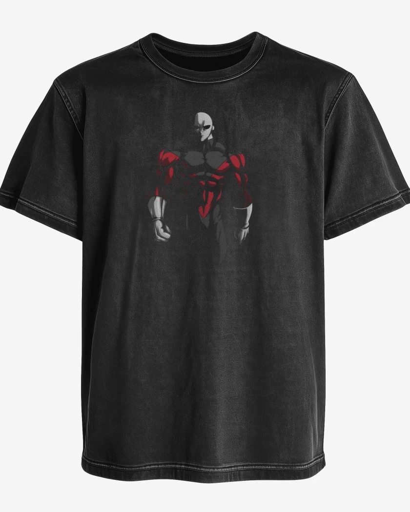 Polera desgastada Negro de Jiren