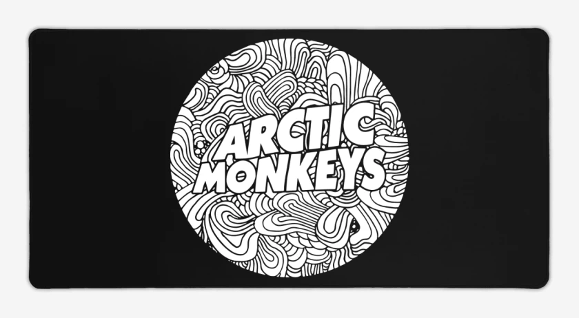 Mouse pad Gamer Negro de Arctic Monkeys