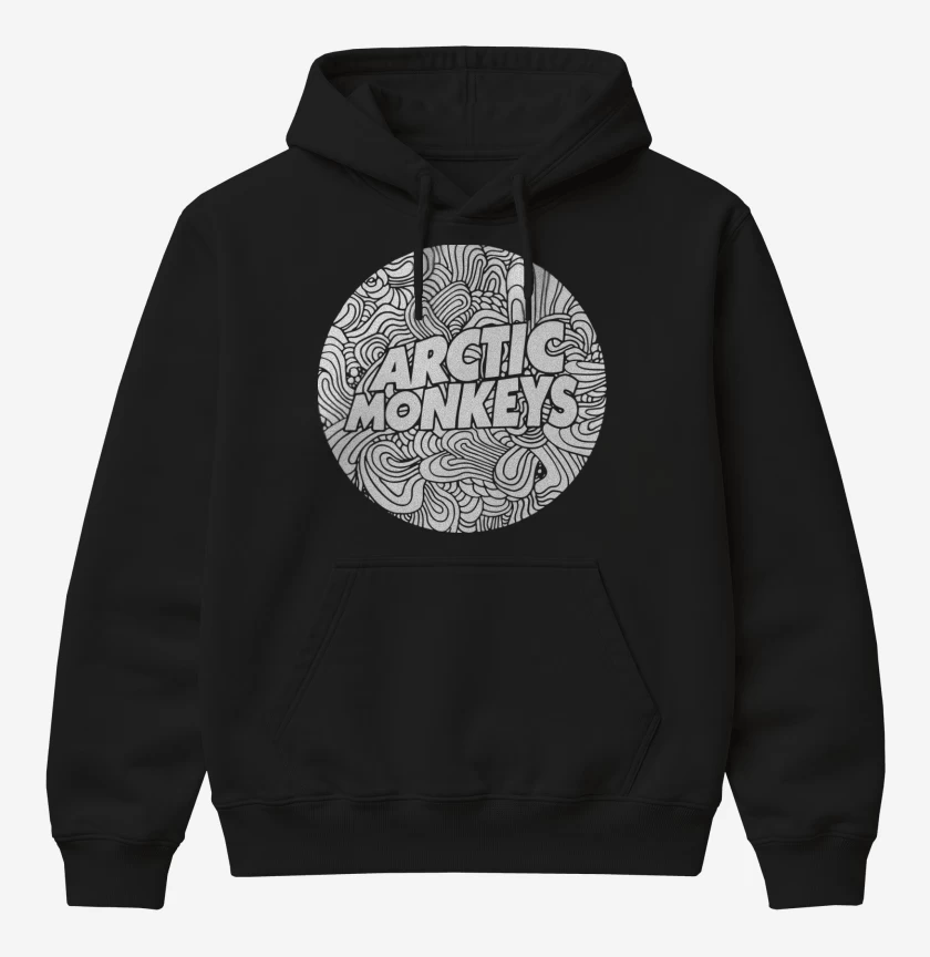 Poleron Canguro básico Negro de Arctic Monkeys